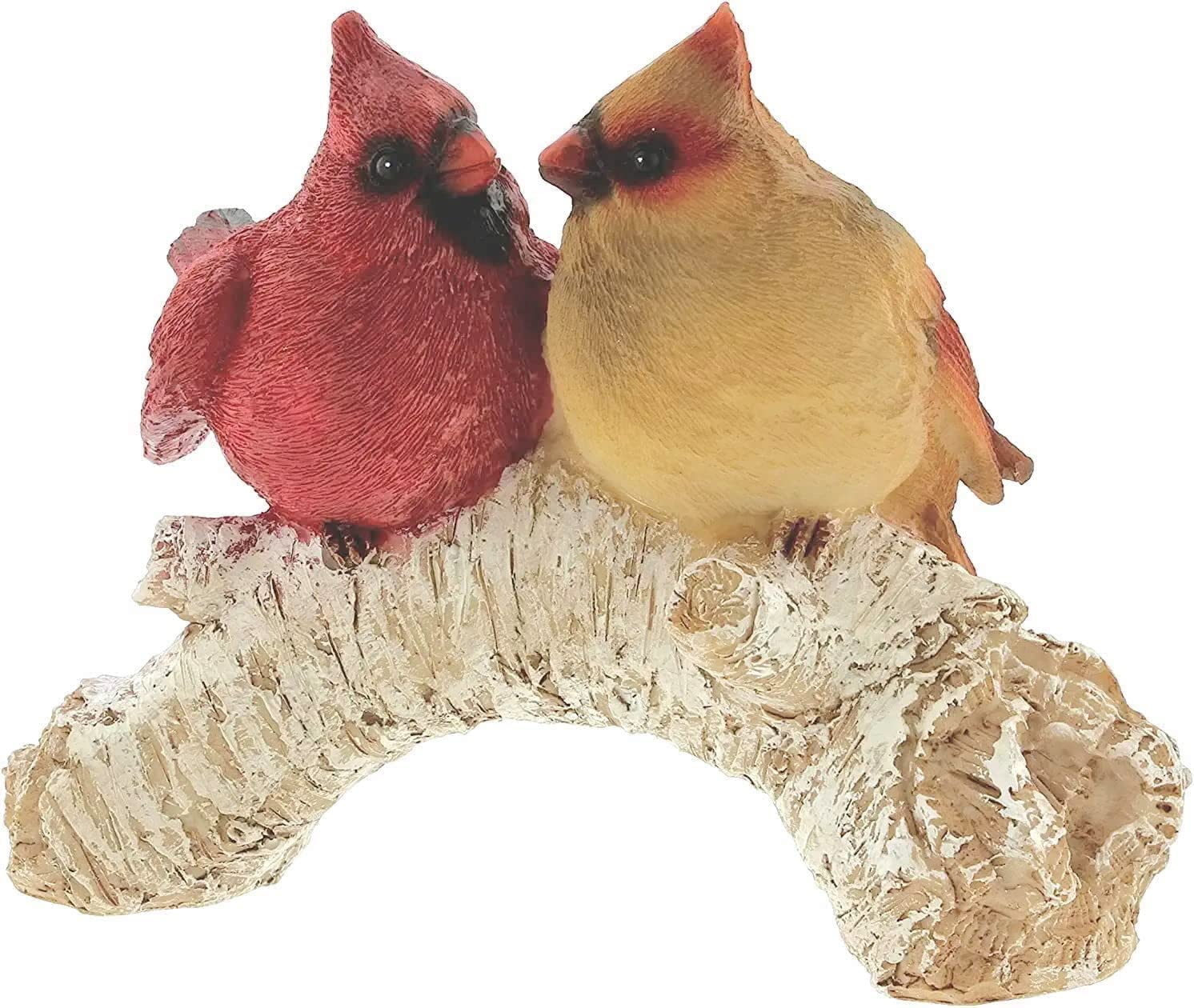 Amazon.com: The Bridge Collection Resin Cardinal Pair on Tree